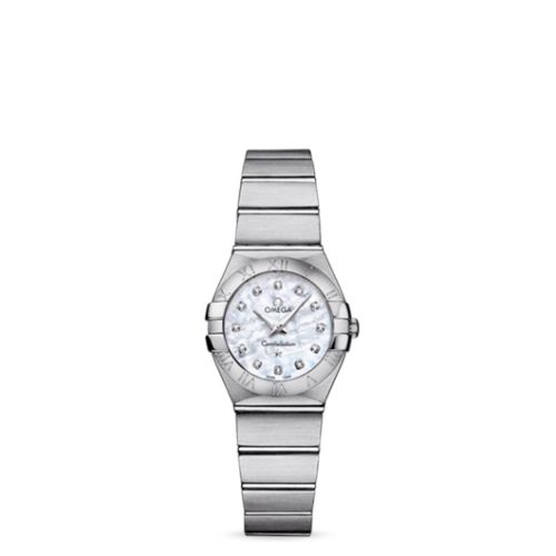 Omega Constellation Quartz 24 Brushed Stainless Steel / MOP